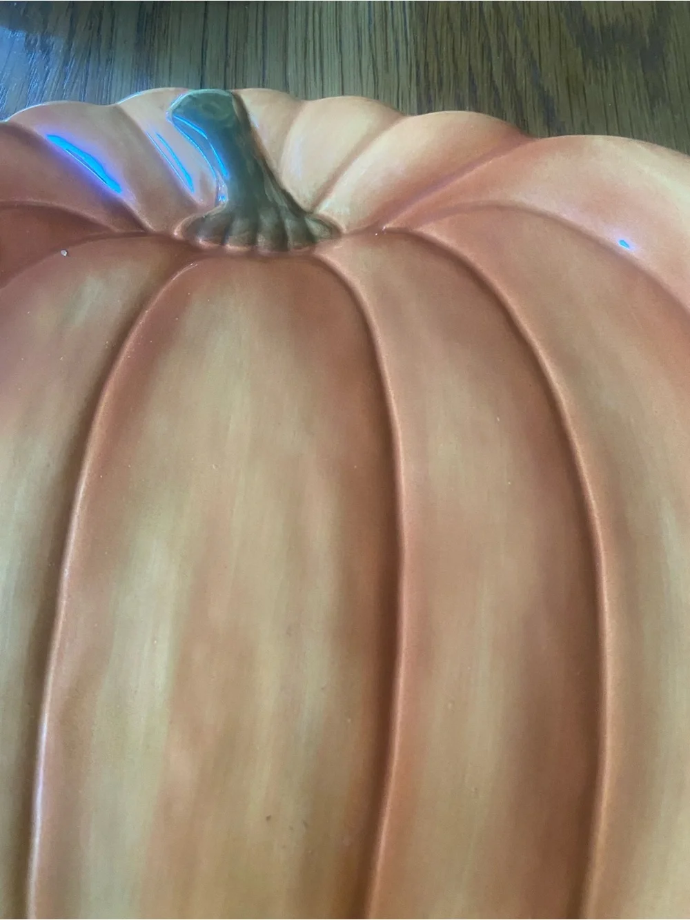 Vintage Otagiri Japan Hand Painted Pumpkin Platter